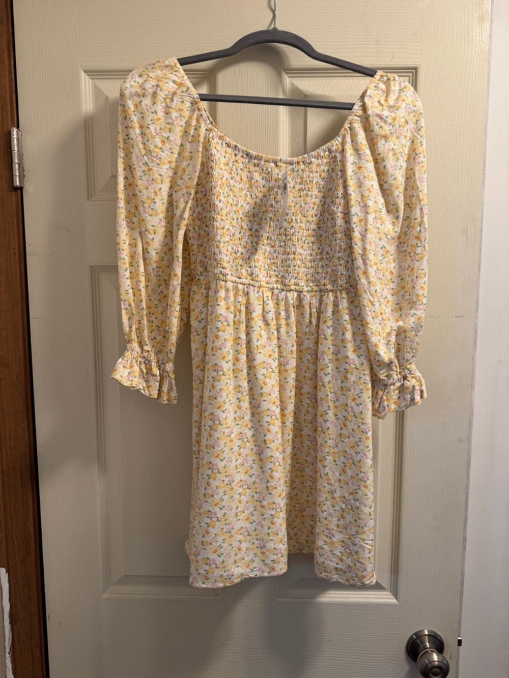 Yellow hollister co dress